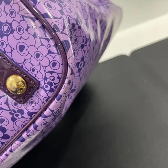 Louis Vuitton Takashi Murakami Purple Cosmic Tote Bag (140256) - Picture 6 of 13